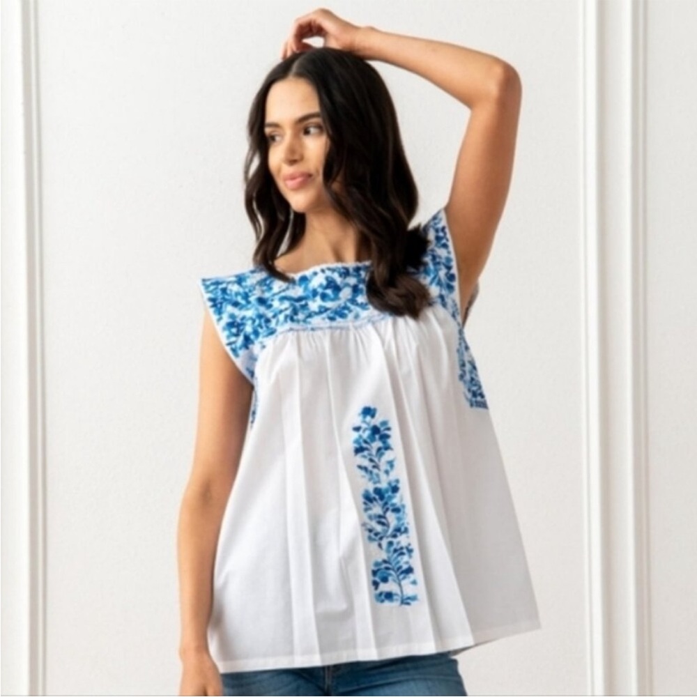 Mi Golondrina Cielo Azul Blouse - Picture 2 of 6
